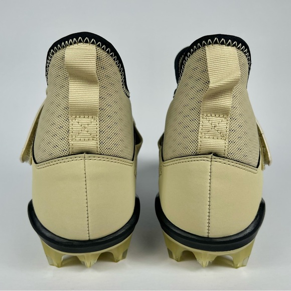 Nike Alpha Menace Pro 2 Mid Gold Black Football Cleats Size 9.5 - Picture 6 of 10